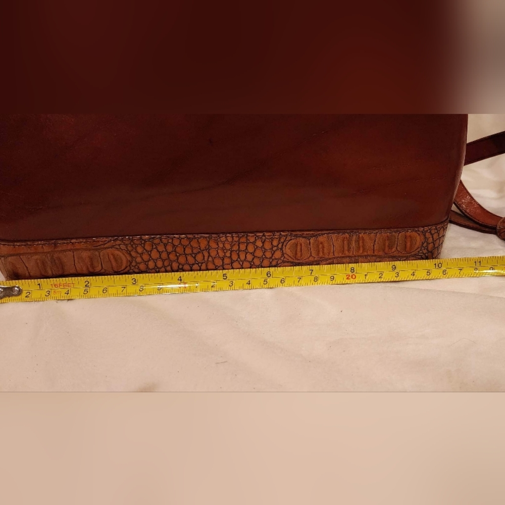 Brahmin shoulder leather bag
